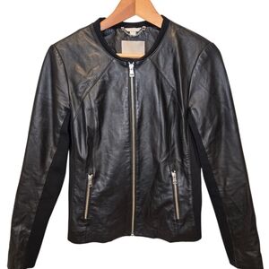 Soia & Kyo Black Lambskin Leather Jacket